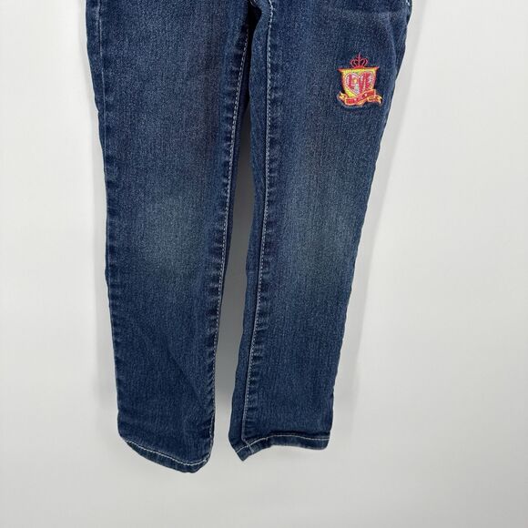 Jordache Girls Kids Overall Bibs Colorful Patches Size 4/5 - Picture 4 of 10